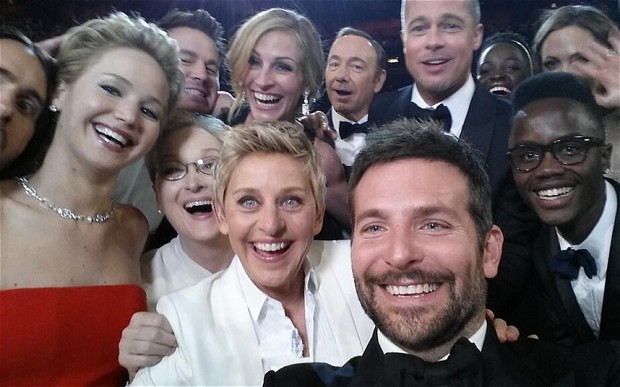 oscars selfie 2014